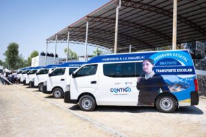 Fortalece Gobernador transporte escolar en Arroyo Seco