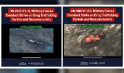 Estados Unidos hundió la tercera embarcación en el mar Caribe