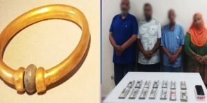 Joya arqueológica egipcia es robada, vendida y fundida