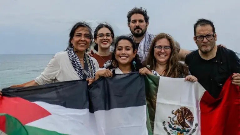 En este momento estás viendo Gente de México participa en la Flotilla Global Sumud