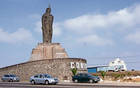 Víctor Gutiérrez escultor del monumento a Conín