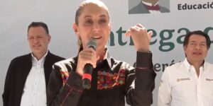 Inaugura Sheinbaum nuevo CBTIS en Saldarriaga