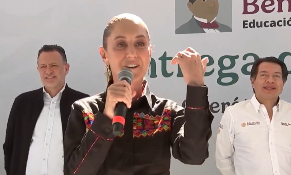 En este momento estás viendo Inaugura Sheinbaum nuevo CBTIS en Saldarriaga