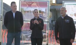 Supervisa Sheinbaum obras del Tren México–Querétaro en San Juan del Río