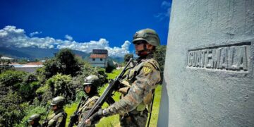 Soldado guatemalteco herido en la frontera sur de México