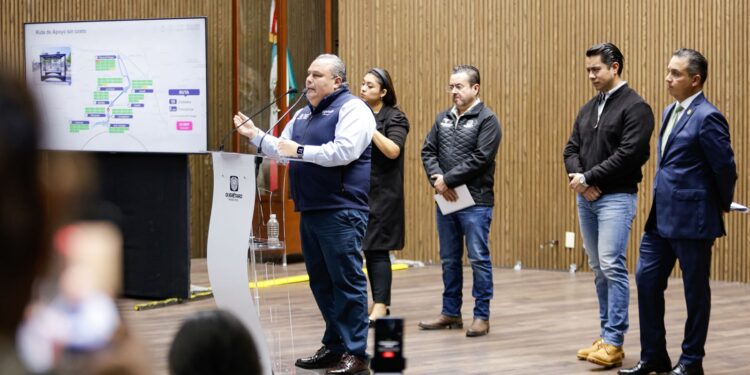 Habilitarán ruta gratuita por obras del Tren y se modificarán rutas que pasan por Corregidora Norte