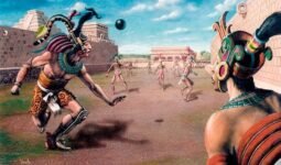 Antiguos mexicanos vitoreados en competencias con cantos sagrados y ritmos de percusión