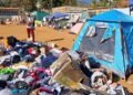Los venezolanos están viviendo en campamentos