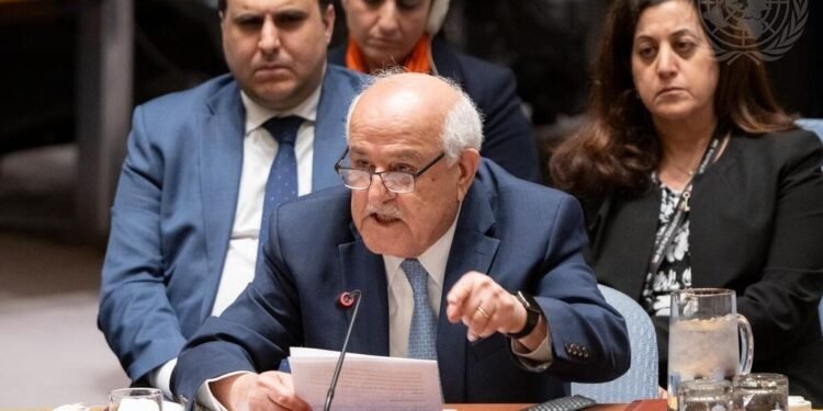 Israel quiere matar al Estado Palestino: Riyad Mansour